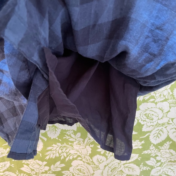 Sanctuary Blue Checked Wrap Dress - Picture 4 of 9